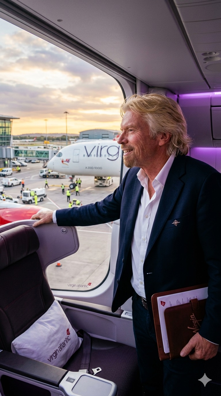 Richard Branson, le pirate des airs